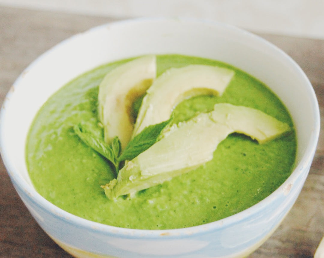 broccoli + avocado soup